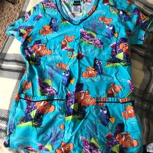 Assorted scrub tops